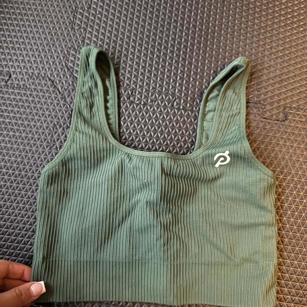 Peloton Forest Green Sports Bra